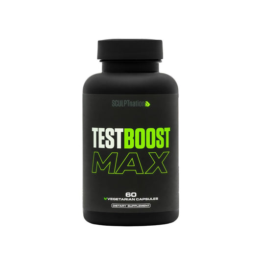 Sculpt Nation by V Shred Test Boost Max - Testosterone Supplement for Men - Tribulus Terrestris for Men - Natural Energy, Stamina, and Strength Booster - 60 Gluten Free Capsules